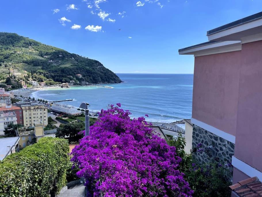 Ocean View Villa With Fast Wi-Fi And Elevator To Town Levanto Exterior photo